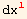 dx^1