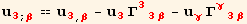 u_3^3_ (; β) == u_3^3_ (, β) - u_3^3 Γ_ (33β)^(33β) - u_γ^γ Γ_ (γ3β)^(γ3β)
