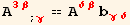A_ (3β)^(3β) _ (; γ) == A_ (δβ)^(δβ) b_ (γδ)^(γδ)