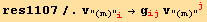 res1107/.v_"(m)"_i^i→g_ (ij)^(ij) v_"(m)"_j^j
